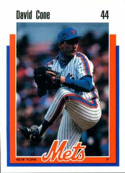 1989 Kahn's New York Mets #NNO David Cone Front