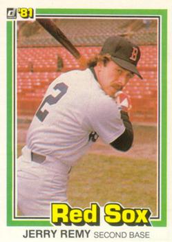 1981 Donruss #215 Jerry Remy Front
