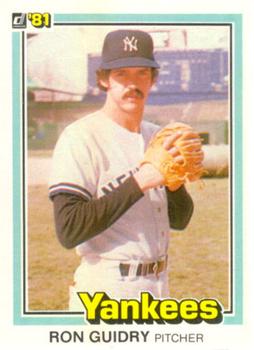 1981 Donruss #227 Ron Guidry Front