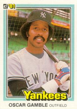 1981 Donruss #229 Oscar Gamble Front