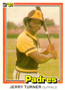 1981 Donruss #244 Jerry Turner Front
