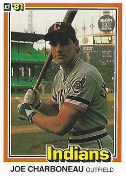 1981 Donruss #82 Joe Charboneau Front