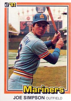 1981 Donruss #168 Joe Simpson Front