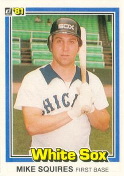 1981 Donruss #398 Mike Squires Front