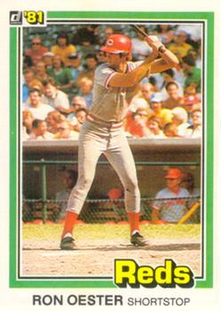 1981 Donruss #423 Ron Oester Front