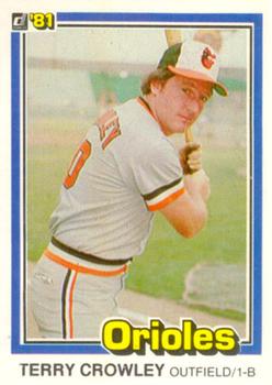 1981 Donruss #507 Terry Crowley Front