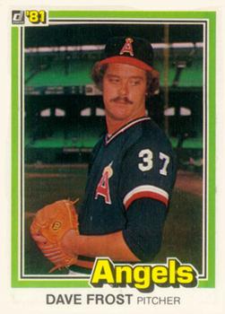 1981 Donruss #52 Dave Frost Front
