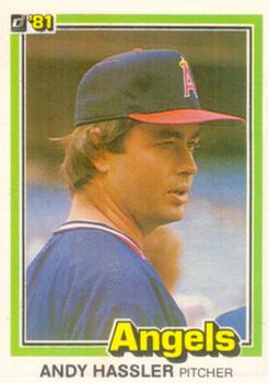 1981 Donruss #581 Andy Hassler Front