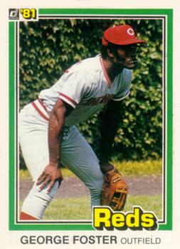 1981 Donruss #65 George Foster Front