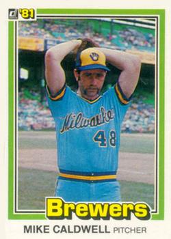 1981 Donruss #86 Mike Caldwell Front