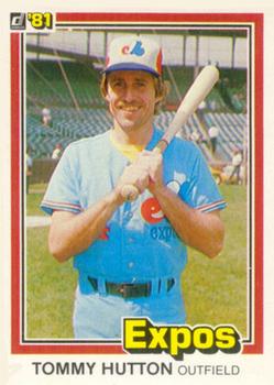 1981 Donruss #93 Tommy Hutton Front