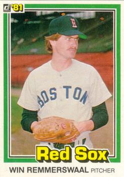 1981 Donruss #98 Win Remmerswaal Front