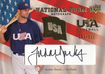 2008 Upper Deck - USA National Team Autographs #USA-JD Jordan Danks Front