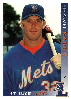 1999 Grandstand St. Lucie Mets #NNO Shawn Barry Front