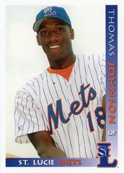 1999 Grandstand St. Lucie Mets #NNO Thomas Johnson Front