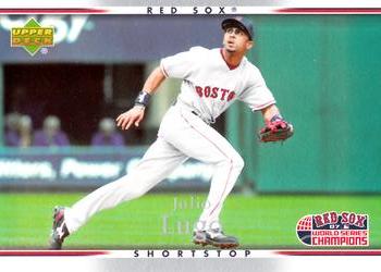 2007 Upper Deck World Series Champions Boston Red Sox #13 Julio Lugo Front