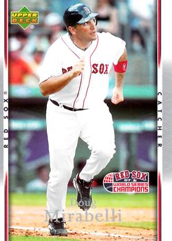 2007 Upper Deck World Series Champions Boston Red Sox #15 Doug Mirabelli Front