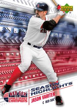 2007 Upper Deck World Series Champions Boston Red Sox #SH3 Jason Varitek Front