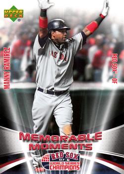 2007 Upper Deck World Series Champions Boston Red Sox #MM1 Manny Ramirez Front