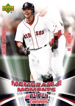 2007 Upper Deck World Series Champions Boston Red Sox #MM4 Dustin Pedroia Front