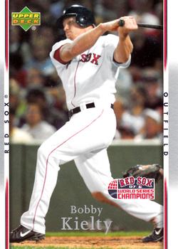 2007 Upper Deck World Series Champions Boston Red Sox #9 Bobby Kielty Front
