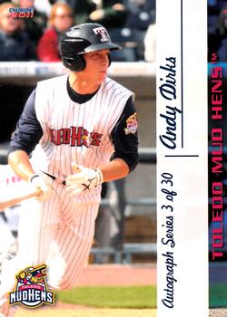 2011 Choice Toledo Mud Hens #3 Andy Dirks Front