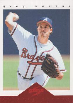 1997 Score Atlanta Braves #12 Greg Maddux Front