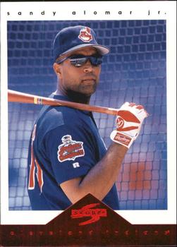 1997 Score Cleveland Indians #9 Sandy Alomar Jr. Front