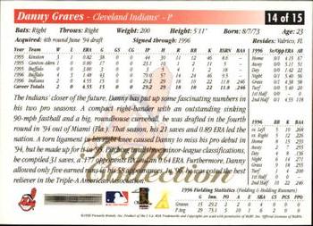 1997 Score Cleveland Indians #14 Danny Graves Back