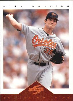 1997 Score Baltimore Orioles #8 Mike Mussina Front