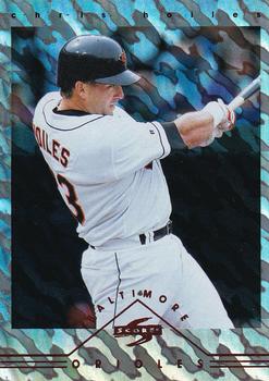 1997 Score Baltimore Orioles - Platinum Team #13 Chris Hoiles Front
