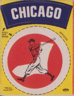 1969 Fleer Patches #NNO Chicago White Sox Logo Front