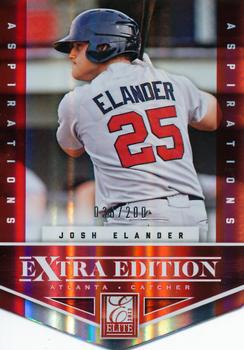 2012 Panini Elite Extra Edition - Aspirations Die Cuts #142 Josh Elander Front