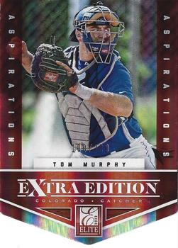 2012 Panini Elite Extra Edition - Aspirations Die Cuts #91 Tom Murphy Front