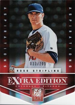 2012 Panini Elite Extra Edition - Aspirations Die Cuts #144 Ross Stripling Front
