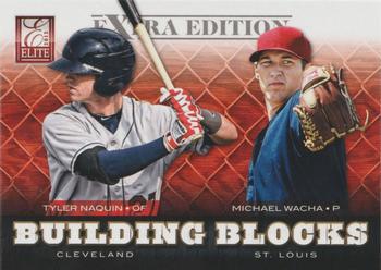 2012 Panini Elite Extra Edition - Building Blocks Dual #2 Michael Wacha / Tyler Naquin Front