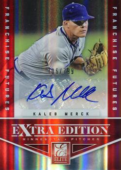 2012 Panini Elite Extra Edition - Franchise Futures Signatures #86 Kaleb Merck Front