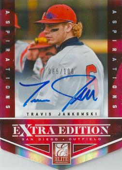 2012 Panini Elite Extra Edition - Aspirations Autographs #150 Travis Jankowski Front