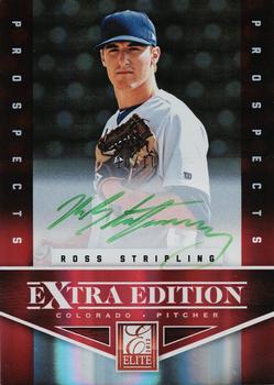 2012 Panini Elite Extra Edition - Signature Green Ink #144 Ross Stripling Front