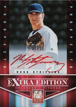 2012 Panini Elite Extra Edition - Signature Red Ink #144 Ross Stripling Front