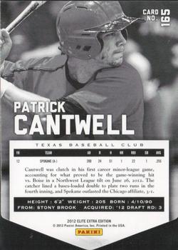 2012 Panini Elite Extra Edition - Status #165 Patrick Cantwell Back