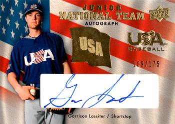 2008 Upper Deck - USA Junior National Team Blue Autographs #USJR-GL Garrison Lassiter Front