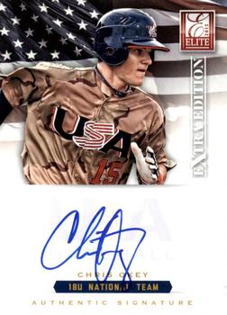 2012 Panini Elite Extra Edition - USA Baseball 18U Signatures #14 Chris Okey Front