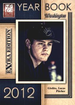 2012 Panini Elite Extra Edition - Yearbook #14 Lucas Giolito Front