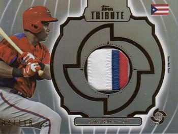 2013 Topps Tribute WBC - Prime Patches #WPP-CB Carlos Beltran Front