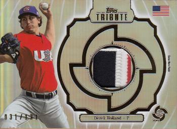 2013 Topps Tribute WBC - Prime Patches #WPP-DH Derek Holland Front