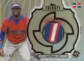 2013 Topps Tribute WBC - Prime Patches #WPP-JR Jose Reyes Front