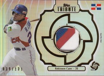 2013 Topps Tribute WBC - Prime Patches #WPP-RC Robinson Cano Front