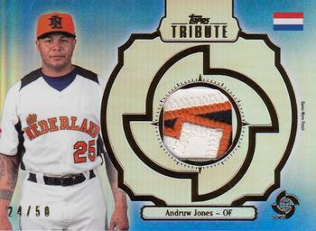 2013 Topps Tribute WBC - Prime Patches Blue #WPP-AJ Andruw Jones Front
