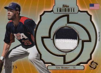 2013 Topps Tribute WBC - Prime Patches Orange #WPP-EH Eric Hosmer Front